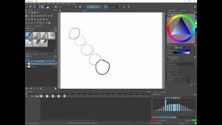 Animation  Basic animation in Krita 3 [upl. by Columbus]