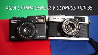 Olympus Trip 35 V AGFA Optima sensor [upl. by Einnij308]