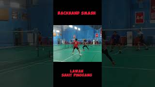 BACKHAND SMASH taufikhidayat backhand backhandchallenge backhandsmash kevinsanjaya minions [upl. by Nivrem]