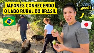 Um japonês conhecendo o lado rural do Brasil [upl. by Pond988]