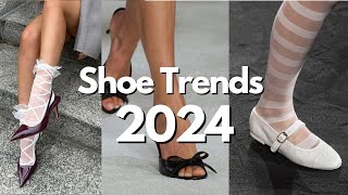 Top 10 Shoe Trends 2024 [upl. by Aij967]