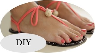 DIY quotHuarachesquot SUMMER STYLE Barfußsandalen [upl. by Blanch]