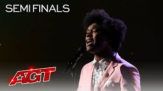 Jimmie Herrod Sings a Beautiful Rendition of quotGlitter In The Airquot  Americas Got Talent 2021 [upl. by Talbot]