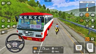 Eicher KSRTC Bus Driving  Bus Simulator Indonesia  Android Gameplay [upl. by Atniuq120]