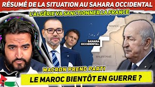 Sahara occidental Macron reconnaît la souveraineté marocaine lAlgérie rappel son ambassadeur [upl. by Lonny]