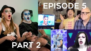 Marina Summers  Drag Race UK VS The World Episode 5 Reactions Compilation Part 2 [upl. by Floridia]