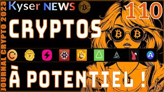 Des cryptos à potentiel  🤩 🚀💰 top pépites cryptos Tendances cryptos 2023 Actualités amp Graph [upl. by Emmalee]