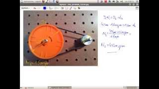 Mecanismos Calculo de un par de poleas [upl. by Eytak]