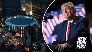 WATCH LIVE Donald Trump holds rally at NYCs Madison Square Garden [upl. by Sosthenna]