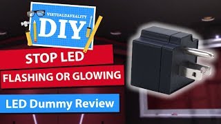 Stop LED flashing or glowing  American Dj Supply Led Dummy Review [upl. by Nemra]