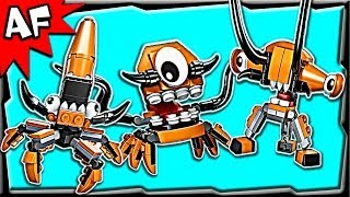 Lego Mixels FLEXERS Series 2 Kraw Tentro Balk 41515 41516 41517 Animated Building Review [upl. by Neyud]