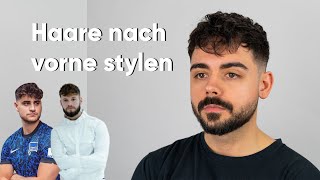 Haare nach vorne stylen wie EliasN97  Haarstyling Tutorial French Crop [upl. by Daht724]