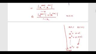 Example of Cauchys Criterion of Uniform convergence of Series [upl. by Bellina156]