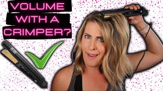 Volume Hair Hack with a Hair Crimper [upl. by Agan277]