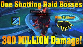 One Shotting Raid Bosses with 300 MILLION Damage [upl. by Merwin]