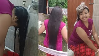 hair wash day l how to wash my hair l hairwash l my hair care routine HousewifeSusmitalifestyle [upl. by Nosnevets]