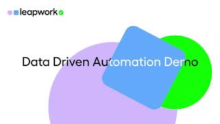 Data Driven Automation Demo [upl. by Delano]