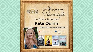 Interview with Author Kate Quinn [upl. by Nichole47]