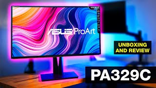 ASUS ProArt PA329C Monitor  Unboxing amp Review 2 Weeks UseFirst Impressions [upl. by Nahsor]