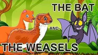 The Bat and the Weasels with English Subtitle  Bedtime Story [upl. by Gnauq]