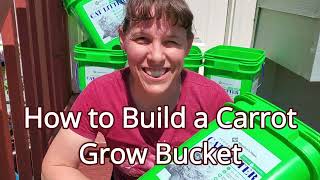 How to Build a Carrot Grow Bucket [upl. by Mag]