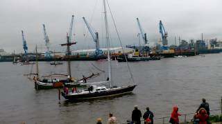 Einlaufparade beim Hafenfest in Hamburg 2017 [upl. by Phemia]