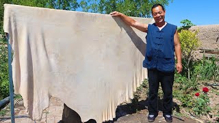 Fresh Cow Skin are Made it into Braised Cowhide Rolls  Its so Delicious｜Uncle Rural Gourmet [upl. by Ynetsed]