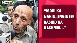 ER Rashid  Baramulla MP Engineer Rashid “Modi Ka Nahin Engineer Rashid Ka Kashmir…” [upl. by Oynotna]