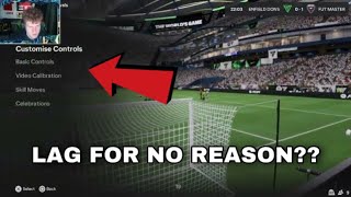 How to FIX Gameplay Lag in EA FC 24 [upl. by Ennaeiluj]