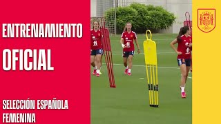 📺Entrenamiento oficial de la Selección Absoluta Femenina  🔴 SEFUTBOL [upl. by Adnarram]