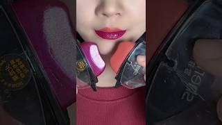 Brown 🤎 VS Purple 💜 Lipstick Tutorial Beauty Tips howtoapplyliquidlipstick lipstick beauty [upl. by Haerle717]