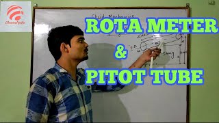 Hindi Rota meter amp Pitot tube  Chemical Pedia [upl. by Hamimej]