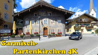 GarmischPartenkirchen Germany Walking tour 4K [upl. by Esinehc]