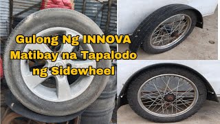 Matibay na TAPALODO Ng Sidewheel mula sa Lumang gulong ng INNOVA creative diycrafts vulcanizing [upl. by Euv]