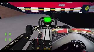 Hotlap at Teamworks Karting Roblox Version [upl. by Halian224]