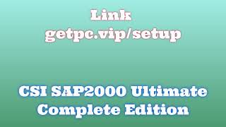 🔸CSI SAP2000 Ultimate✅ HOW TO INSTALL 💻PCLAPTOP TUTORIAL 2024 no charge✅ [upl. by Jase933]