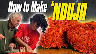 How to Make NDUJA  Spicy Spreadable Salami [upl. by Eniloj]