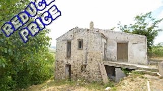 Cottage rustic stone house for sale in Abruzzo Italy  Village Gissi [upl. by Sirak]