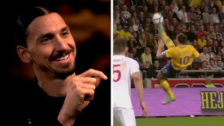 Zlatan Ibrahimovic Says Bicycle Kick Against England Is His Best Goal Ever [upl. by Haneekas477]