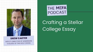 Crafting a Stellar College Essay [upl. by Artenak]