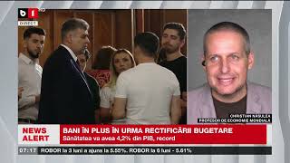 BANI ÎN PLUS ÎN URMA RECTIFICĂRII BUGETAREȘtiri B1TV19 sept 2024 [upl. by Denise303]