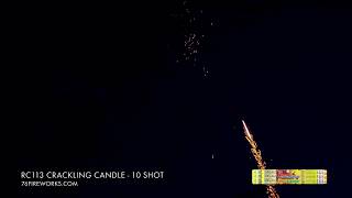 RC113 Crackling Candle  10 Shot [upl. by Eibbob991]