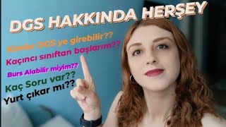 DGS  DGS NEDİR   DGS HAKKINDA HERŞEY  DGS nasıl kazanılır  DGS hakkında bilgi [upl. by Sumedocin]