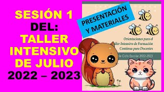 Soy Docente SESIÓN 1 TALLER INTENSIVO DE FORMACIÓN CONTINUA PARA DOCENTES JULIO 2023 [upl. by Salomone]