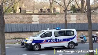 BAC 75 N  van Police en urgence Police cars and van responding [upl. by Rim]