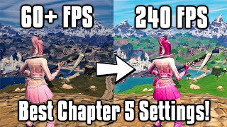 Fortnite Chapter 5 Settings Guide  FPS Boost Colorblind Modes amp More [upl. by Ehgit]