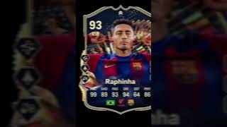 Raphinha fifa card raphinha fifa fifamobile barcelona brasil laliga edit [upl. by Suedama]