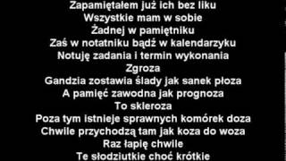 Paktofonika  Chwile Ulotne Tekst [upl. by Atilamrac]