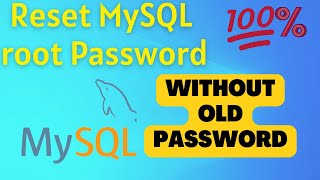 How to Reset MySQL Root Password on Windows WORKING [upl. by Ayotnom194]