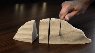 Kinetic sand is like playdoh [upl. by Ytsihc73]